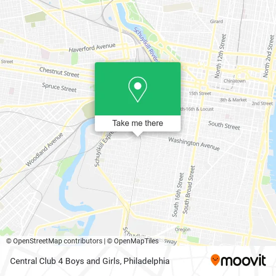 Central Club 4 Boys and Girls map