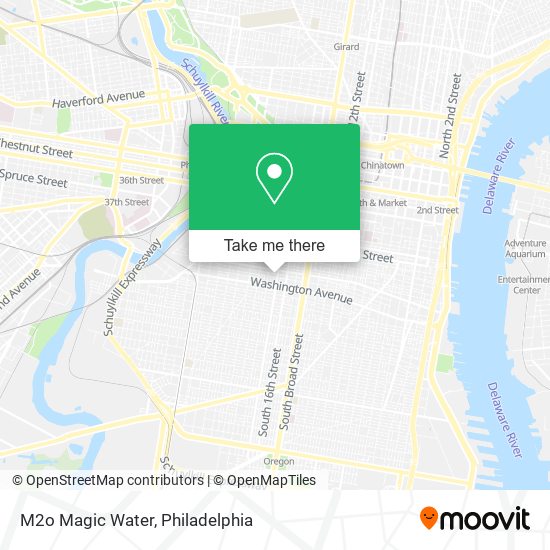 M2o Magic Water map