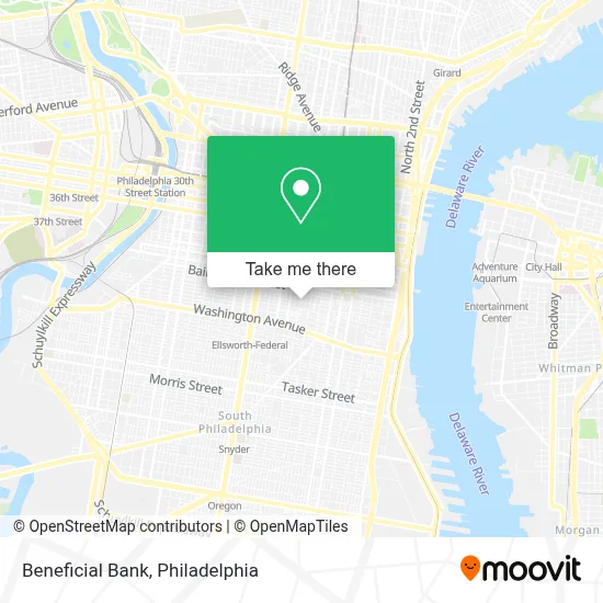 Beneficial Bank map