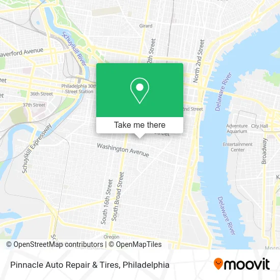 Pinnacle Auto Repair & Tires map