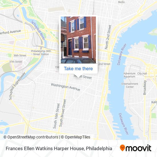 Frances Ellen Watkins Harper House map