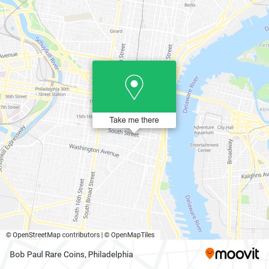 Bob Paul Rare Coins map