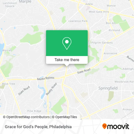 Grace for God's People map