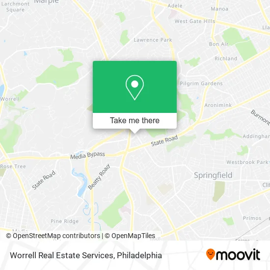 Worrell Real Estate Services map