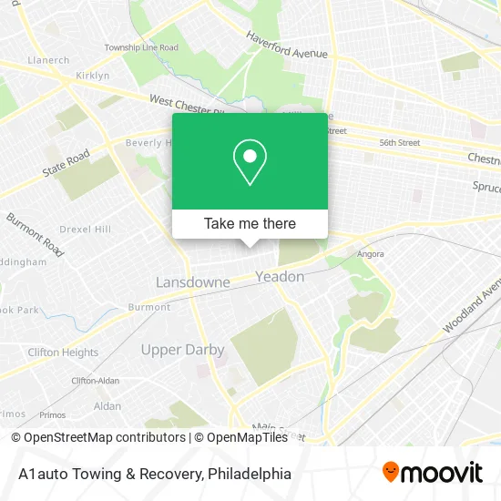 A1auto Towing & Recovery map