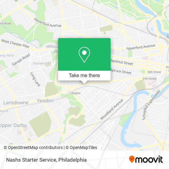 Mapa de Nashs Starter Service