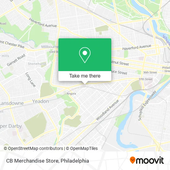 CB Merchandise Store map