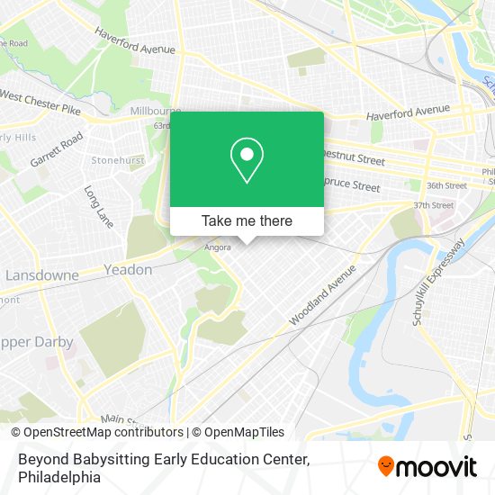 Mapa de Beyond Babysitting Early Education Center