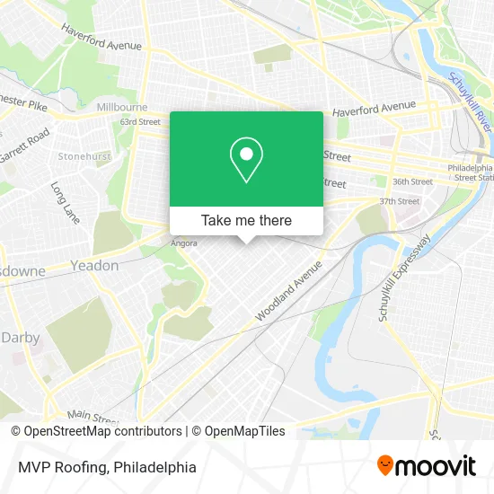 MVP Roofing map
