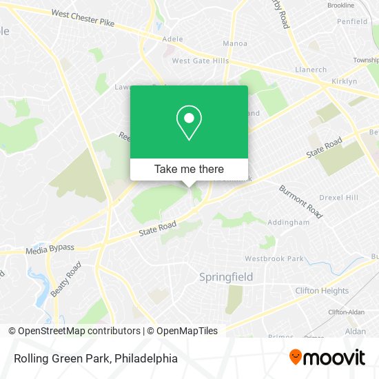 Rolling Green Park map