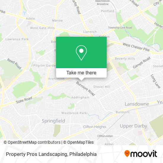 Property Pros Landscaping map