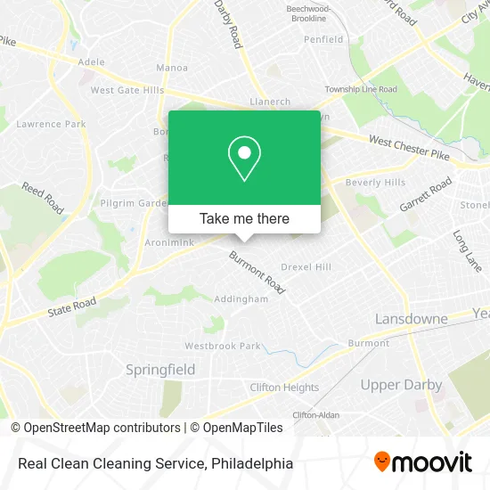 Real Clean Cleaning Service map