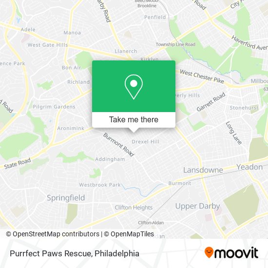 Purrfect Paws Rescue map