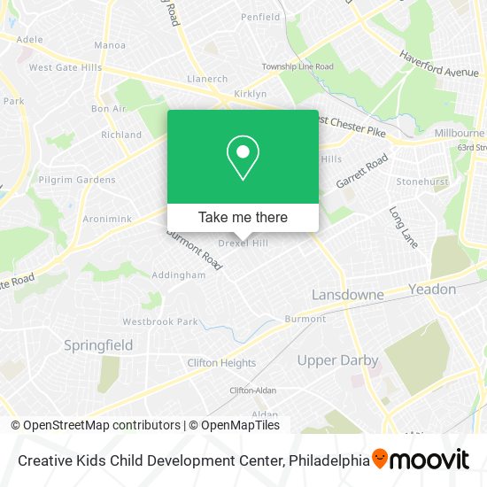 Creative Kids Child Development Center map