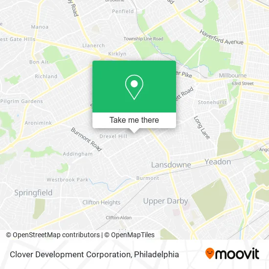 Clover Development Corporation map