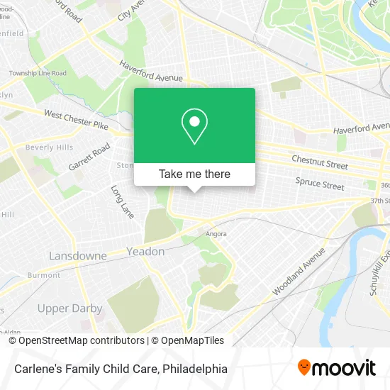 Carlene's Family Child Care map