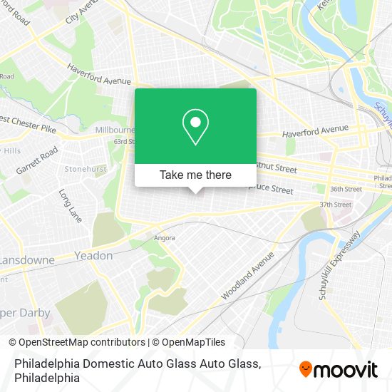 Philadelphia Domestic Auto Glass Auto Glass map