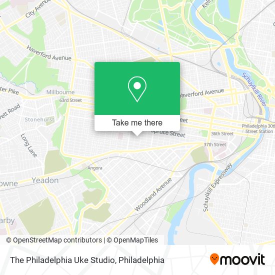 Mapa de The Philadelphia Uke Studio