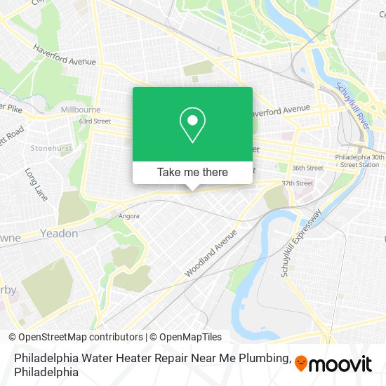 Philadelphia Water Heater Repair Near Me Plumbing map