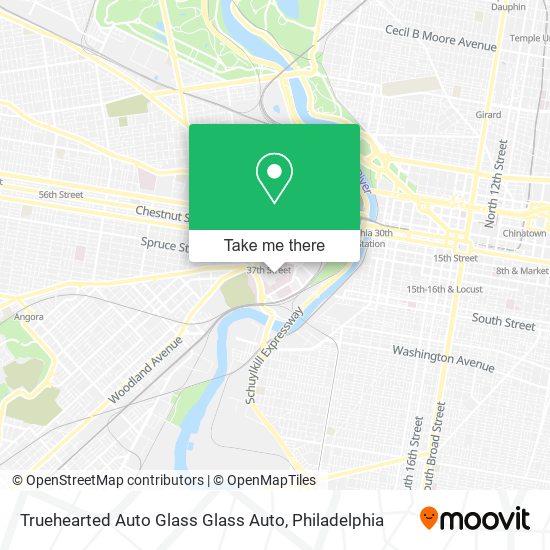 Mapa de Truehearted Auto Glass Glass Auto