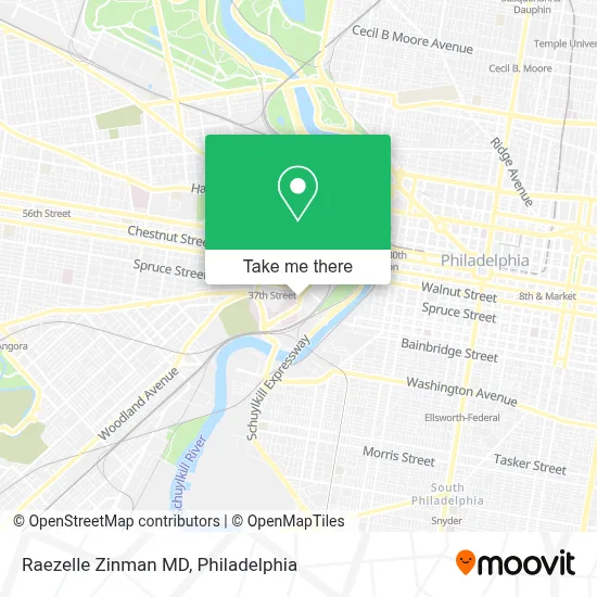 Raezelle Zinman MD map