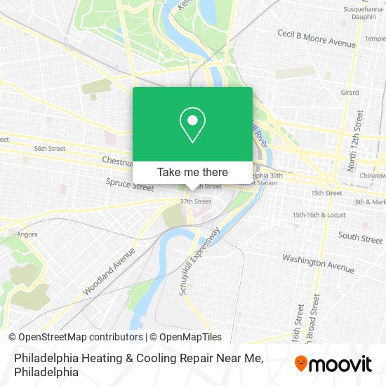 Mapa de Philadelphia Heating & Cooling Repair Near Me