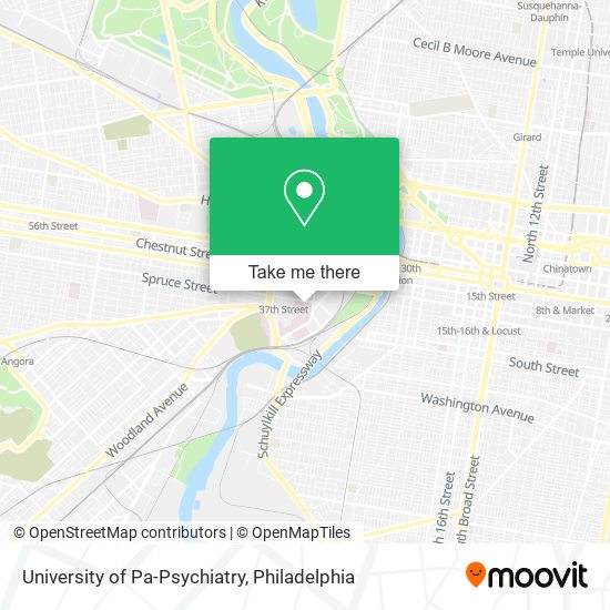 University of Pa-Psychiatry map