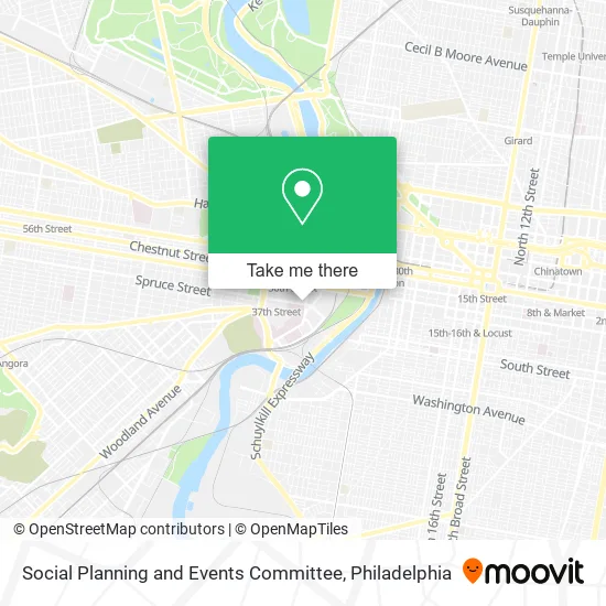 Social Planning and Events Committee map