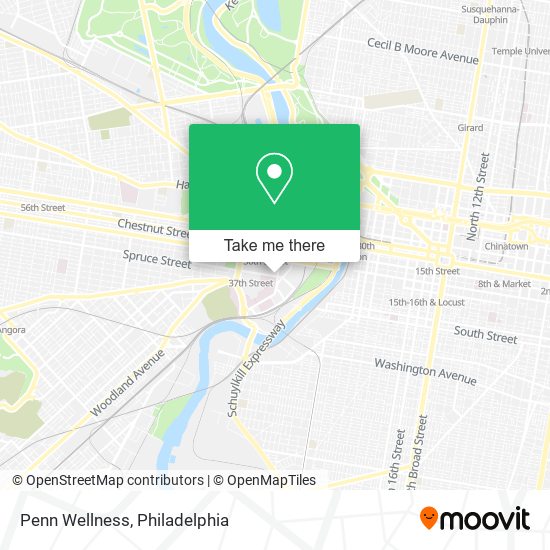 Penn Wellness map