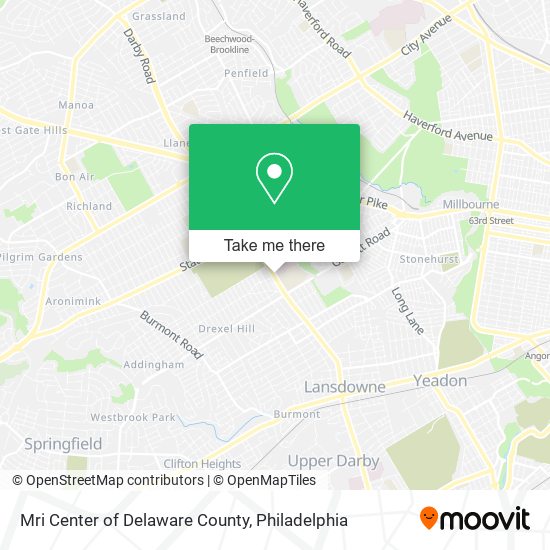Mri Center of Delaware County map