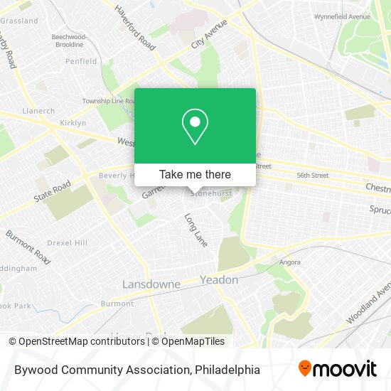 Bywood Community Association map