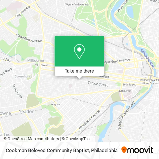 Cookman Beloved Community Baptist map