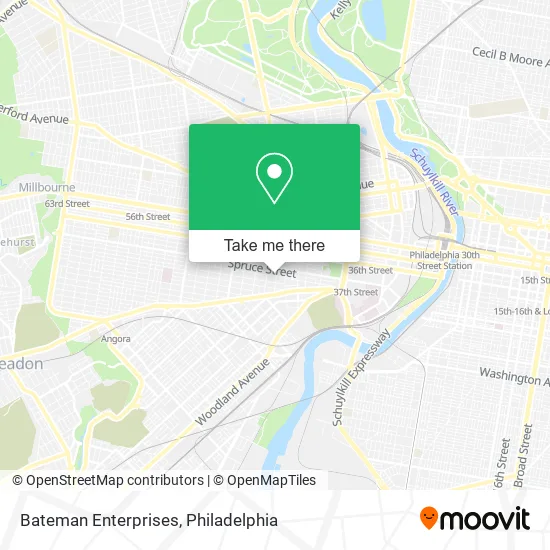 Bateman Enterprises map