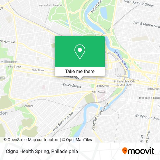 Mapa de Cigna Health Spring