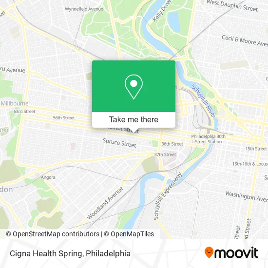 Cigna Health Spring map