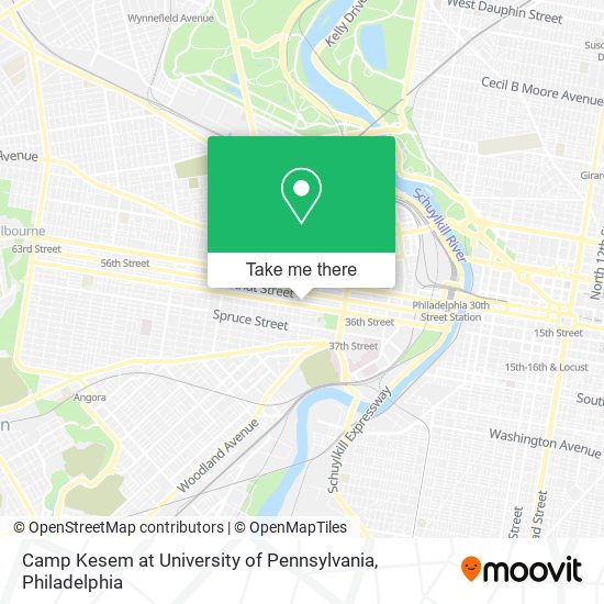 Mapa de Camp Kesem at University of Pennsylvania