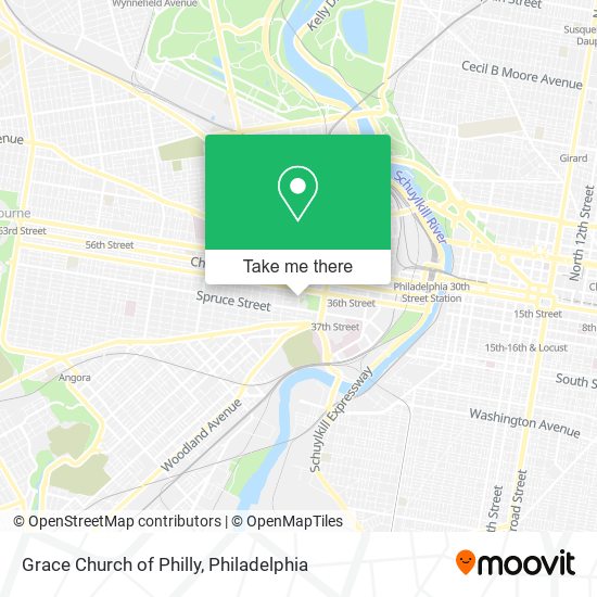 Mapa de Grace Church of Philly