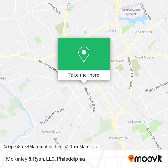 Mapa de McKinley & Ryan, LLC