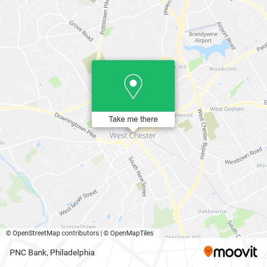 PNC Bank map