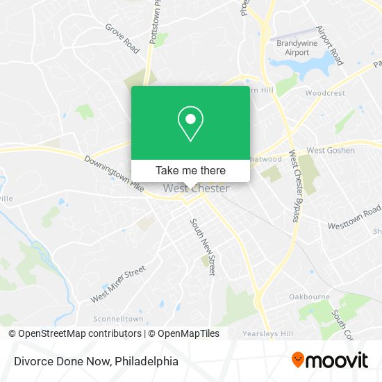 Divorce Done Now map