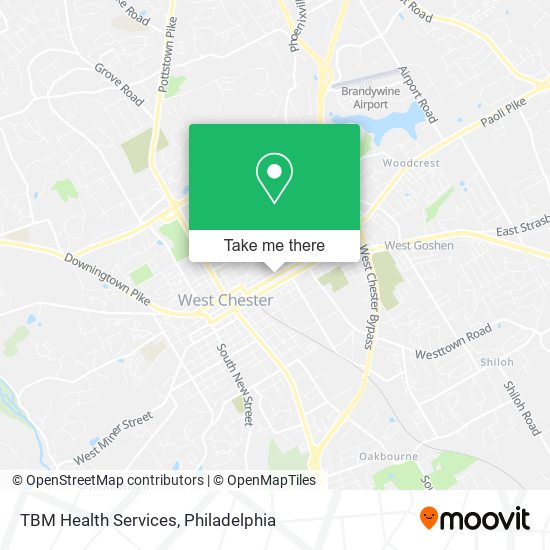 TBM Health Services map