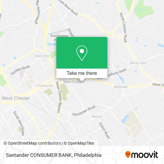 Santander CONSUMER BANK map