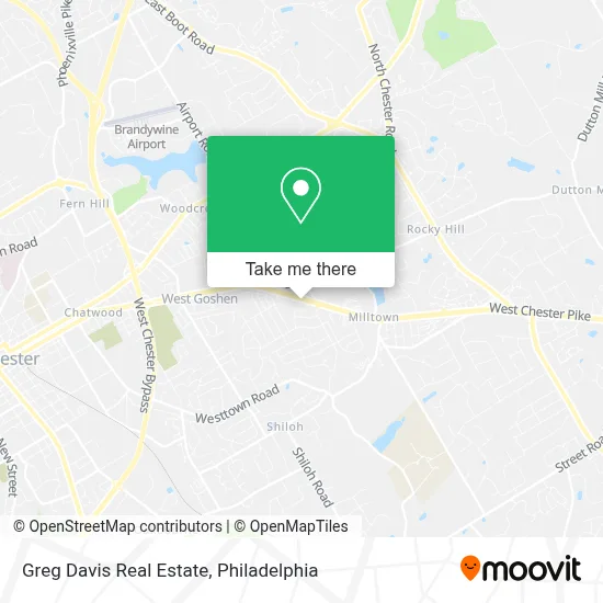 Greg Davis Real Estate map
