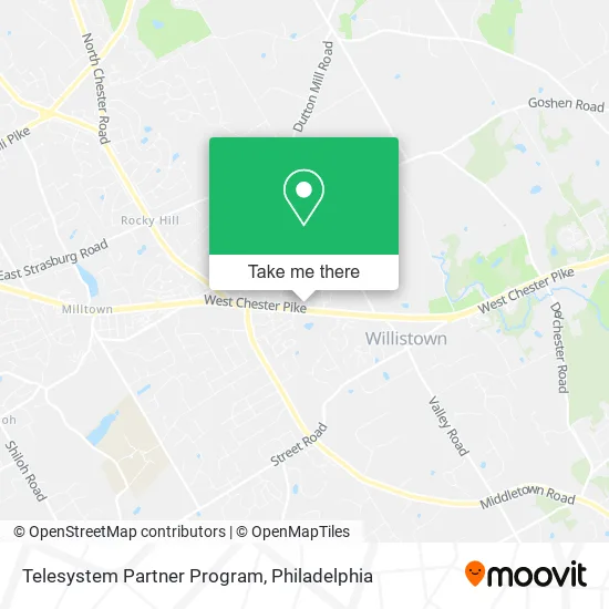 Telesystem Partner Program map