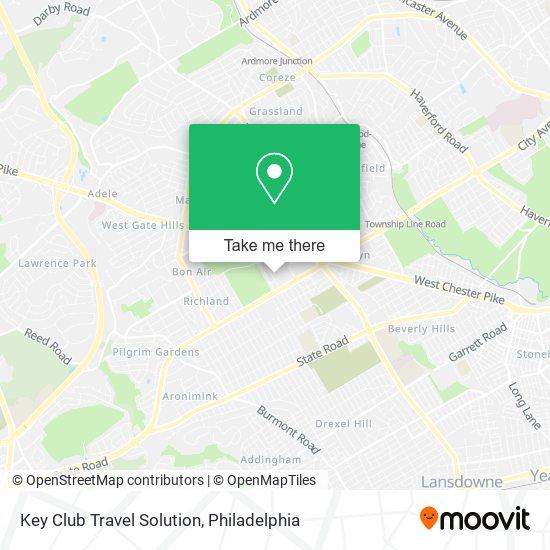 Mapa de Key Club Travel Solution