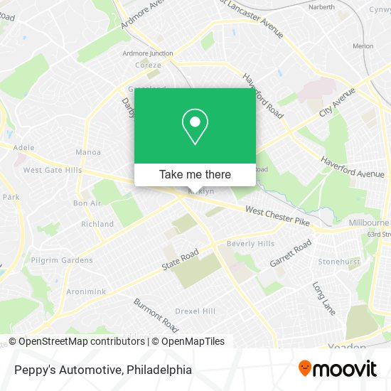 Peppy's Automotive map