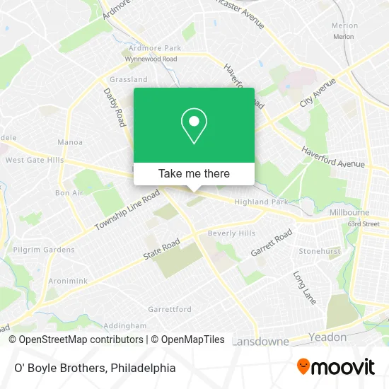 O' Boyle Brothers map