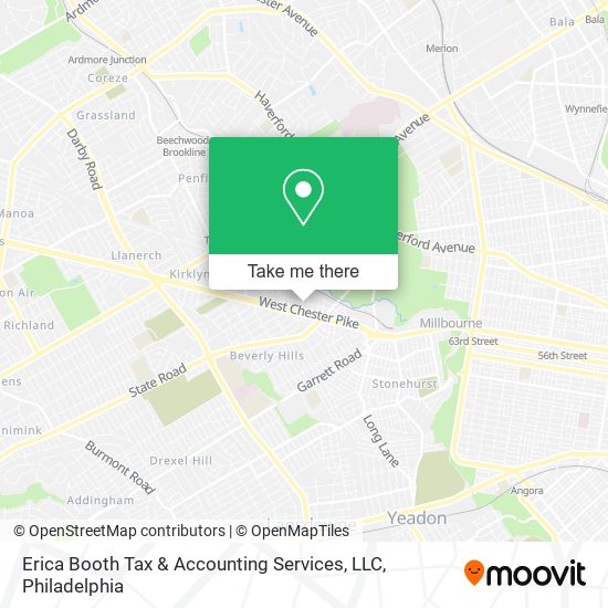 Erica Booth Tax & Accounting Services, LLC map