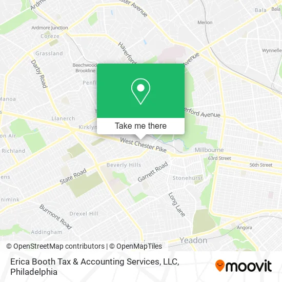 Erica Booth Tax & Accounting Services, LLC map