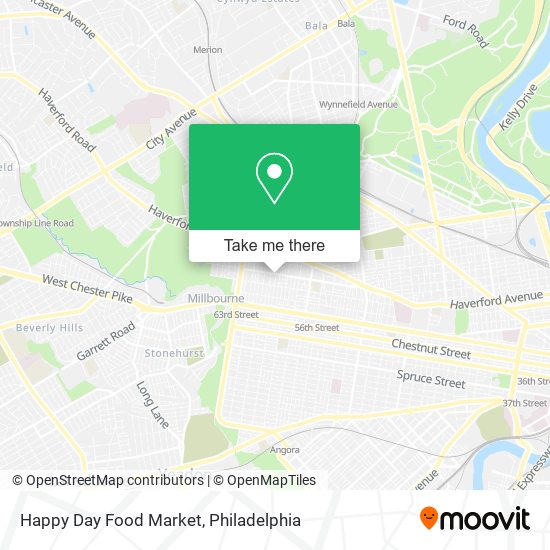 Happy Day Food Market map